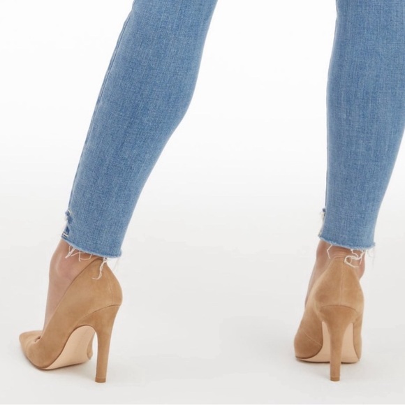 Good American Suede Tan High Heels 9 - Picture 2 of 8